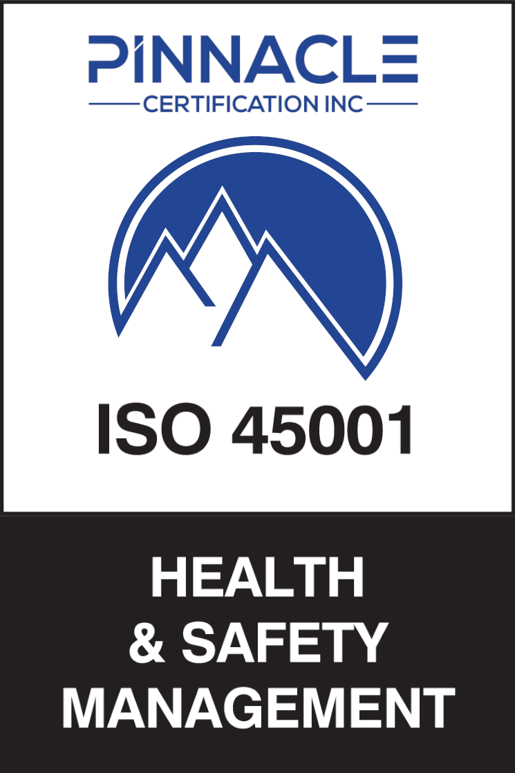 ISO 45001 certification logo